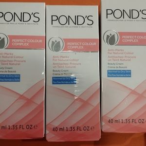 Pond’s Perfect Colour Complex Beauty Cream Lotion 1.35oz x 3 Normal to Dry Skin